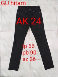 kode:AK24/PL celana katun cewek/celana cewek second/celana panjang/pakaian cewek/thrift celana katun