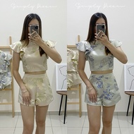 Ready Stock 📦 高品质新中式提花旗袍套装 PC38847 Posh Code Premium Quality Women Fashion Chiense New Year Cheong S