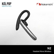 Galery_Elektro - Nakamichi N2 Headset Bluetooth Mic Hd Mono Wireless Mobile Earphone