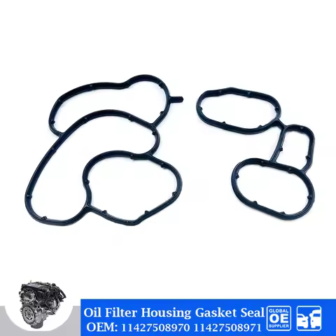 Engine Oil Filter Housing Gasket Seal For BMW 1 3 5 Series E46 E60 E81 E87 E90 E92 X3 Car Accessorie