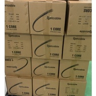 FO Cable Fiber Optik 1 Core 2 Core 4 Core 3 Strands 1000 Meters 1KM Netcable VIZPRO