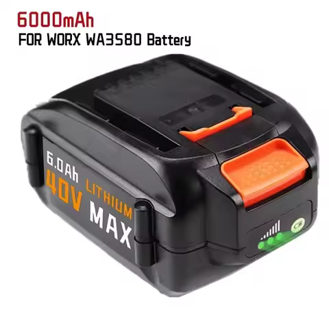 1-3 Pack 40V WA3580 Lithium-Batterie Für Worx 40V 6000mAh Batterie WG180 WG280 WG380 WG580 Ersatz Wo