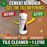 SONS21 Cement Remover 1L Floor Tile Cleaner for Cement Stains Grout Haze Rust & Hard Water Marks