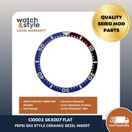 CI0002 SKX007/SRPD Ceramic Bezel Insert - Pepsi SKX Style