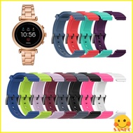 Fossil Women's Gen 4 Q Venture HR/Fossil Women's Gen 4 Sport/Fossil Q Venture Gen 3/Fossil Q Tailor Smart Watch Soft Silicone Strap Smart Watch Replacement Strap