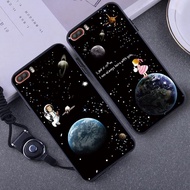 2in1 Soft Cute Star Case untuk ZTE Nubia M2 Lite Strap Premium hp