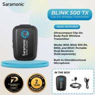 Saramonic Microphone Blink 500 Tx Wireless Clip-On Transmitter With