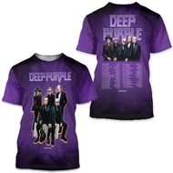 Deep Purple Tour 2026 3D T-Shirt Polyester FUll szie S-5XL HS575