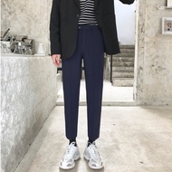 Quần âu nam ELNIDO vải lụa hàn co giãn kiểu dáng baggy nam không nhăn không xù thời trang ED04