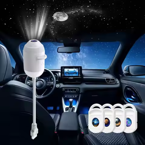 USB Starry Sky Projector Lamp with Clear Image Starry Sky Projector Touch Control 2-in-1 Night Light