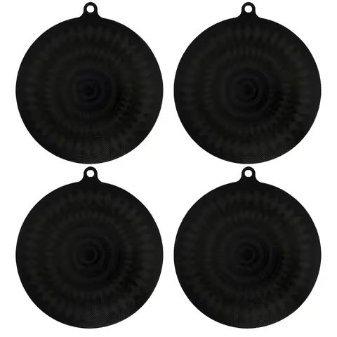 4PCS Induction Cooktop Mat Silicone Thermochromic Induction Cooktop Protective Cover Heat-resistant