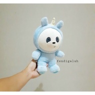 Fan Fan We Bear Bears Custom Unicorn Size 25 cm We Bear Bears Doll/