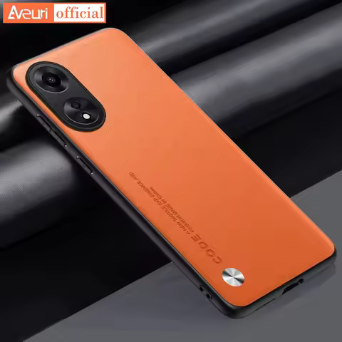 For OPPO Reno 8T A17 A97 Coque Luxury PU Leather Case For OPPO A58 A78 4G A98 5G Matte Back Cover Si