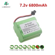 7.2V 6800mah 5000mah rechargeable NI-MH AA battery for Remote control electric toy boat car truck 7.