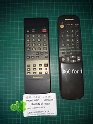 Panasonic LASER DISC player ，TV/AV 遙控器