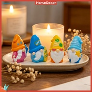 HD| Resin Gnome Statue Healing Gnome Figure 2 Pcs Mini Summer Gnome Figurines – Beach Resin Gnomes f