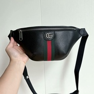 G家Ophidia系列黑色腰包83910｜Outlet原廠品｜專櫃品質｜免運費