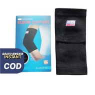SIKU SHORT MZN ELBOW SUPPORT - MZN SUPPORT ELBOW SHORT ELBOW SUPPORT FOR SPORTS BLACK