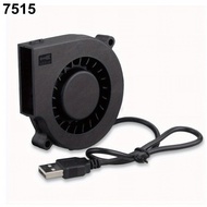 DC 5V 7515 Dual Ball Centrifuge Radial Cooler 7cm 70mm USB Computer Cooling Fan 75x15mm Brushless Tu