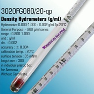 Dendisty Hydrometer 0.800-1,000 ALLA FRANCE cat. 3020FG080/20-qp