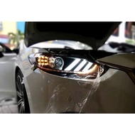 Mazda 6 2014 2015 2016 Sedan Hatchback Skyactive front Headlamp Headlight Head lamp Light Bar led DR