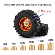 1.9/2.2 Inch VP Style Brass Wheel Hub Adapters for RC Crawlers -Hex Hub Extender