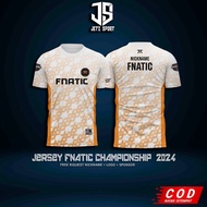 Fnatic Championship 2026 New Jersey T-shirt (free custom nickname)
