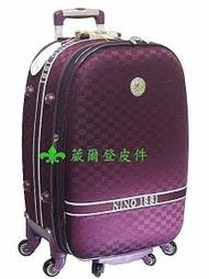 《葳爾登》美國NINO-1881六輪25吋登機箱360度旅行箱/全硬殼行李箱/PU大輪NINO紅貂25.