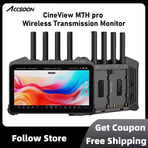 Accsoon CineView M7H pro Wireless Transmission Monitor for Mirrorless Camera Video Monitoring 7" 108