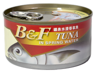 美味牌 - B&F 礦泉水浸吞拿魚 95g ~~露營 即食 罐頭 糧 餅乾 健身 港超市 早餐 午餐 下午茶 晚餐 宵夜之選 香港品牌VIP~~