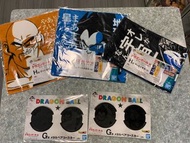 龍珠一番賞 比達 立巴 布洛尼 G賞 金屬杯墊 H賞 毛巾