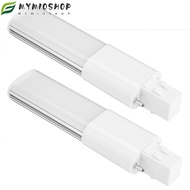 MIOSHOP 2 Pack LED Bulb, 4W G23/GX23 LED Tube Light, Bright CRI 80+ AC 85-265V 2-Pin PL Retrofit Lam