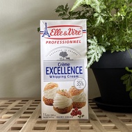 [For In Store Purchase Only] Elle & Vire Creme Excellence Whipping Cream 1L