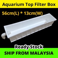 Aquarium Filter Box Tank Top White Colour Multipurpose In-house Aquarium Fish Tank Water Filtering System Tank Top Filter Boxes 鱼缸过滤箱 滴流盒