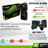 Palit NVIDIA GeForce RTXTM5050 Dual OC 8GB GDDR6 128bit GPU (NE65050S19P1-GB2070D)