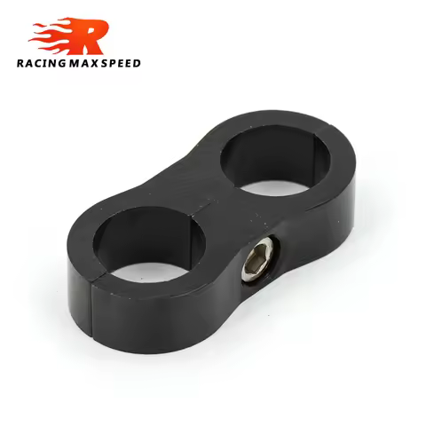 Universal AN4 AN6 AN8 AN10 AN12 Billet Oil Fuel Water Hose Tube Seprator Divider Clamp aluminum line