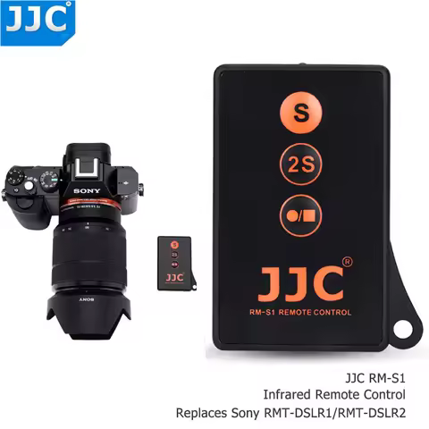 JJC RMT-DSLR1 RMT-DSLR2 Remote Control Trigger Video Command for Sony A7SIII A7III A7RIII A7RIV A7RI