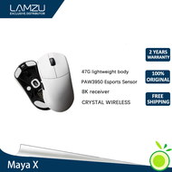 Lamzu Maya X Lightweight wireless mouse, original accessories PAW3950, Nordic 52840, 8K dongle, 750I