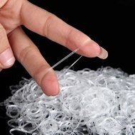 SORRYNAM Rubber Bands Japanese Hair Ties TPU Band 200 PCS - 1180 - Transparent AM10 Alanmasbro10