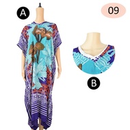 Baju Tidur Kelawar/Baju Kaftan Bali Cotton/Baju Tidur Wanita Corak Batik & Bunga #PREMIUM QUALITY.#P