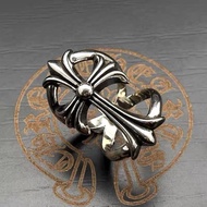Chrome Hearts outlet 克羅心銀色十字花戒指