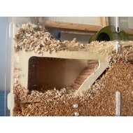 Hamster Wooden Watchbox Tunnel Hideout House Hide Home Underground Peep