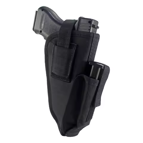 Tactical Right Left Pistol Hand Gun Holster Magazine Holder EDC Waist Holsters for Glock Luger 3.2" 