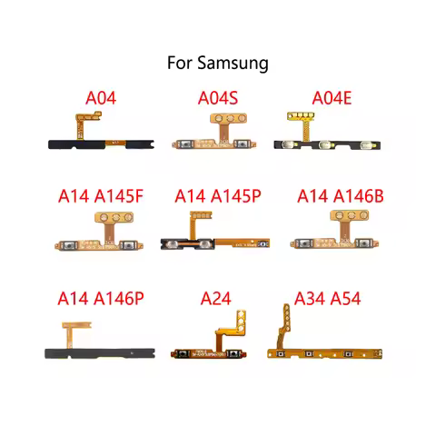 Power Button Switch Volume Mute Button On / Off Flex Cable For Samsung Galaxy A04 A045F A04S A047F A