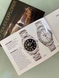 14270 16570 Rolex Explorer English booklet New Old Stock 2002-2007