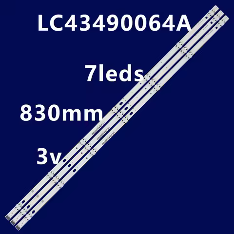 LED Strip For 43UJ65_UHD_A/B 43UJ635V 43UJ651V 43UJ630V 43UJ561V 43UJ655V 43UJ634V 43LJ61_FHD_L LC43