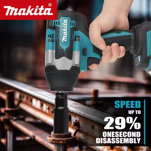 Original Makita DTW700Z 18V Brushless Cordless Impact Wrench - 1000N.m High Torque, Electric Tool fo