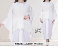 Raya 2024 Terbaru DAYANG LACEY KAFTAN SET