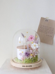 【設計款花盅】寵物永生花 沈浸式花園 永生花骨灰罐 寵物骨灰花