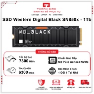 Ổ Cứng SSD Western Digital Black SN850X/ SN770 2TB/1TB M2 PCIe NVMe Gen 4x4 - Bảo hành 5 Năm